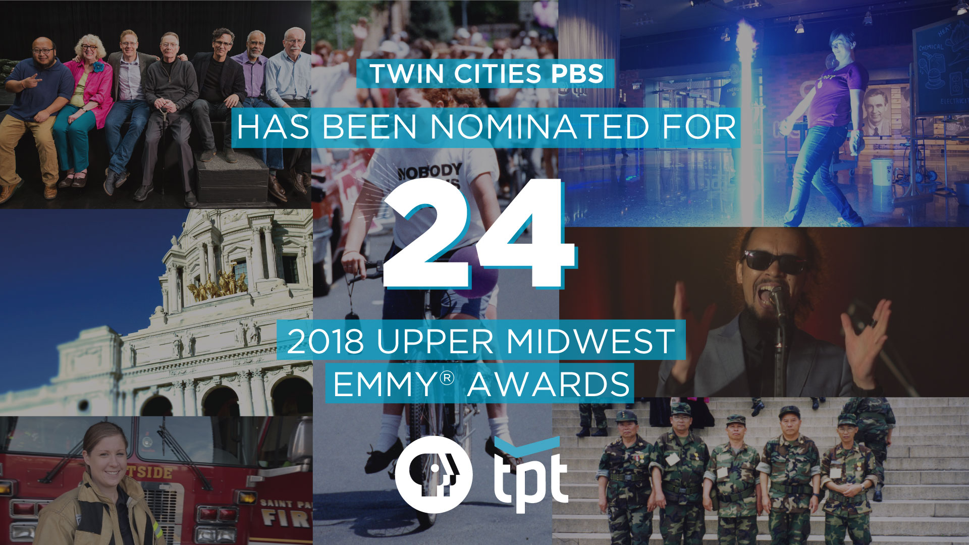 Twin Cities PBS Receives 24 Upper Midwest Emmy Nominations Twin